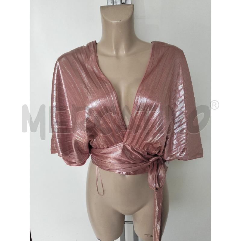 CASACCA DONNA INTREND ROSA EFFETTO LUCIDO PLISETTATO PORTAFOGLIO NUOVA | Mercatino dell'Usato Lamezia terme 1