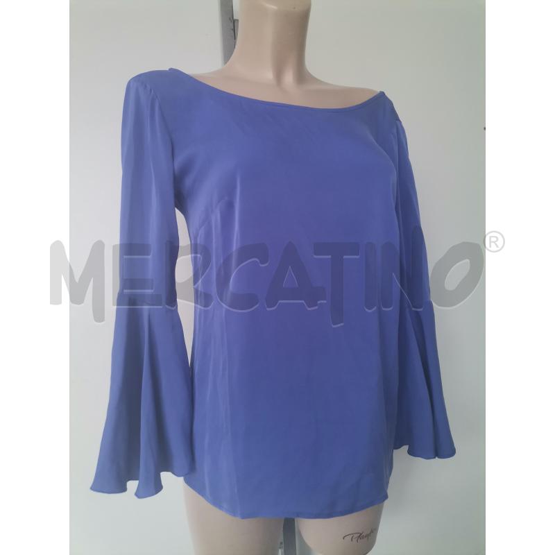 CASACCA DONNA LUISA SPAGNOLI BLU SETA | Mercatino dell'Usato Lamezia terme 1