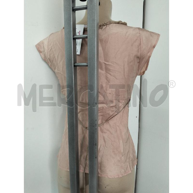 CASACCA DONNA SMANICATA MAX&CO ROSA BEIGE SETA | Mercatino dell'Usato Lamezia terme 3
