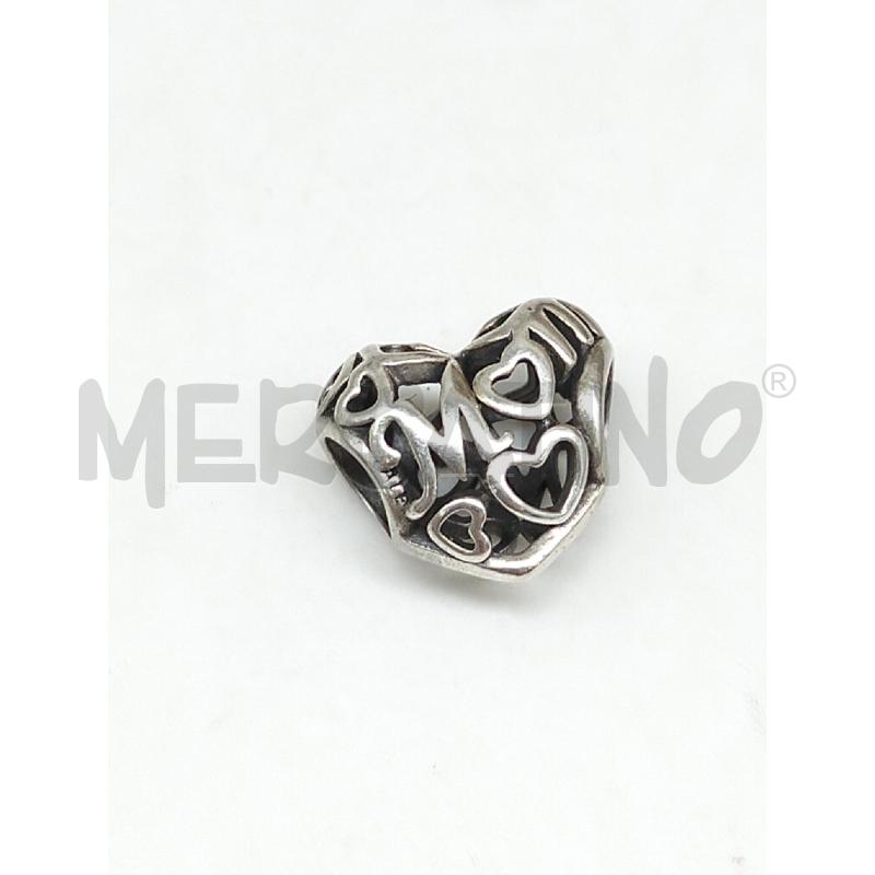CHARM PANDORA CUORE MAMMA INTRECCIO | Mercatino dell'Usato Lamezia terme 1