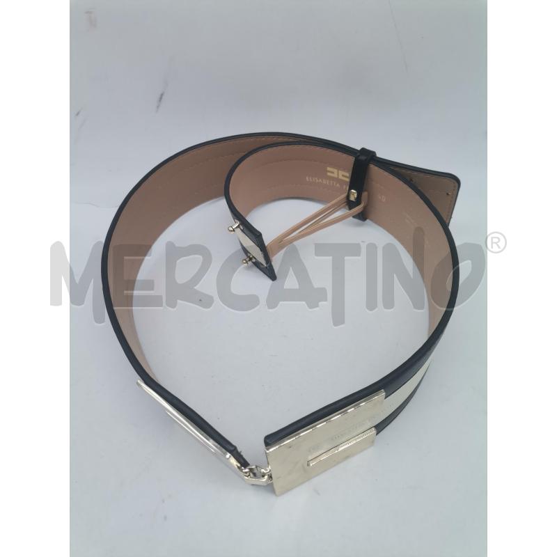 CINTURA DONNA ELISABETTA FRANCHI NERO BIANCO  | Mercatino dell'Usato Lamezia terme 2