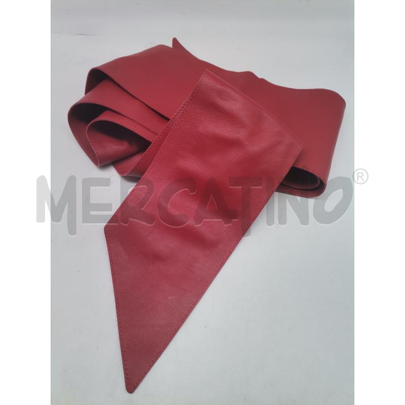 CINTURA DONNA ORCIANI VERA PELLE ROSSO | Mercatino dell'Usato Lamezia terme 1