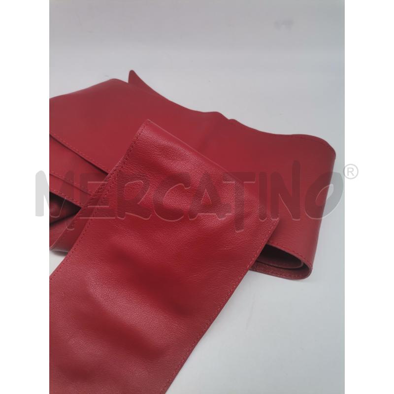 CINTURA DONNA ORCIANI VERA PELLE ROSSO | Mercatino dell'Usato Lamezia terme 3