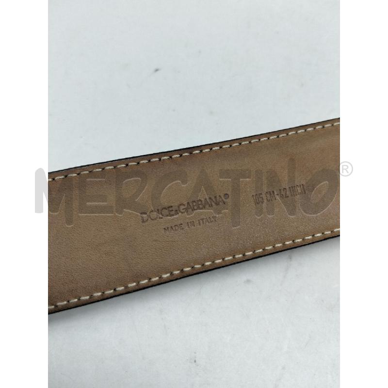 CINTURA UOMO DOLCE&GABBANA VERDE  VERNICE VERA PELLE | Mercatino dell'Usato Lamezia terme 2