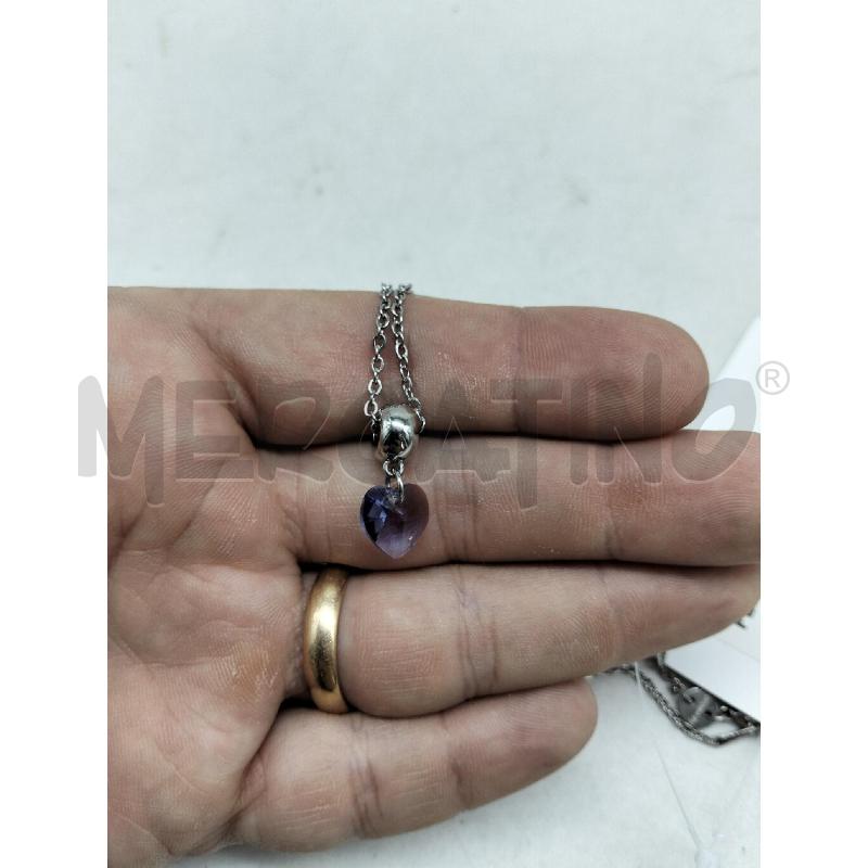 COLLANA DONNA BROSWAY PENDENTE PEITRA LILLA | Mercatino dell'Usato Lamezia terme 2