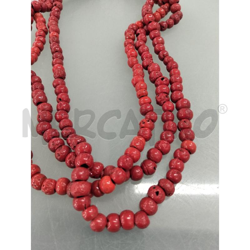 COLLANA DONNA CORALLO BAMBU'  | Mercatino dell'Usato Lamezia terme 3