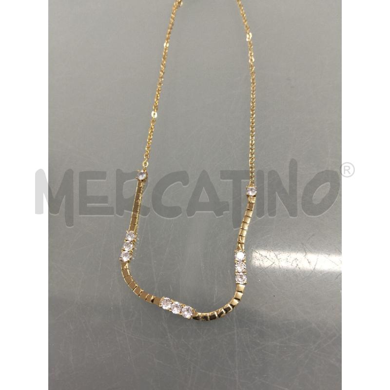 COLLANA DONNA MORELLATO ZIRCONI BIANCHI  | Mercatino dell'Usato Lamezia terme 2