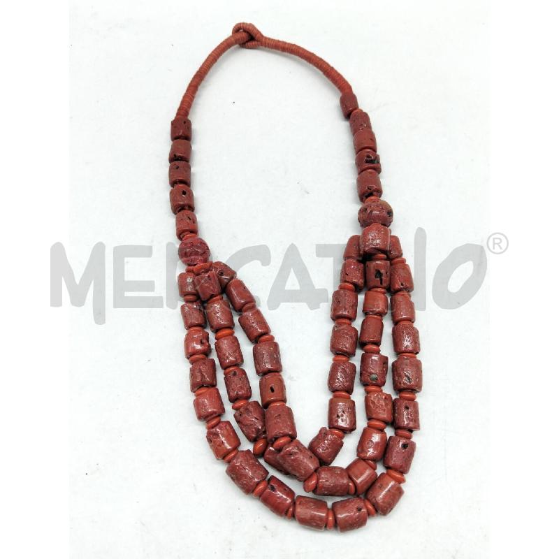 COLLANA DONNA TRONCHETTI CORALLO ROSSO  | Mercatino dell'Usato Lamezia terme 1