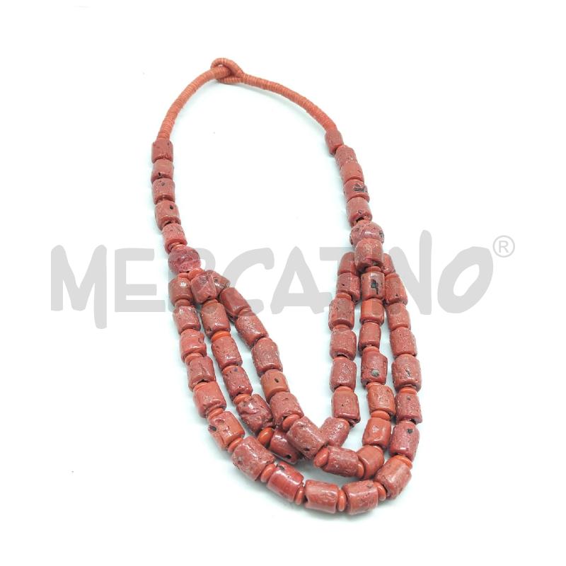 COLLANA DONNA TRONCHETTI CORALLO ROSSO  | Mercatino dell'Usato Lamezia terme 2