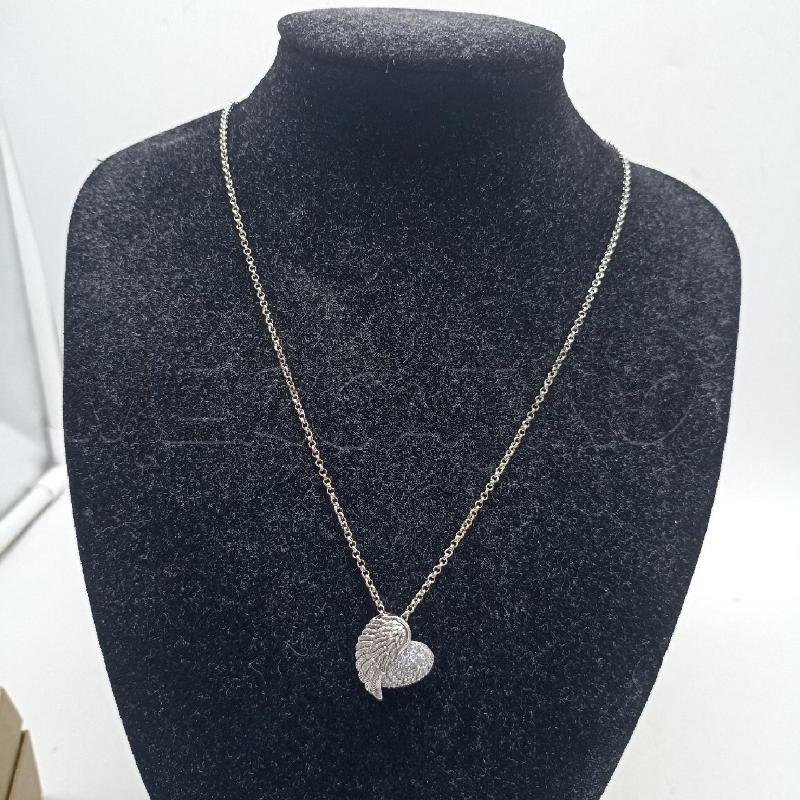 COLLANA ENGELSRUFER METALLO PREZIOSO CIONDOLO CUORE STRASS ANGELO CUSTODE | Mercatino dell'Usato Lamezia terme 2