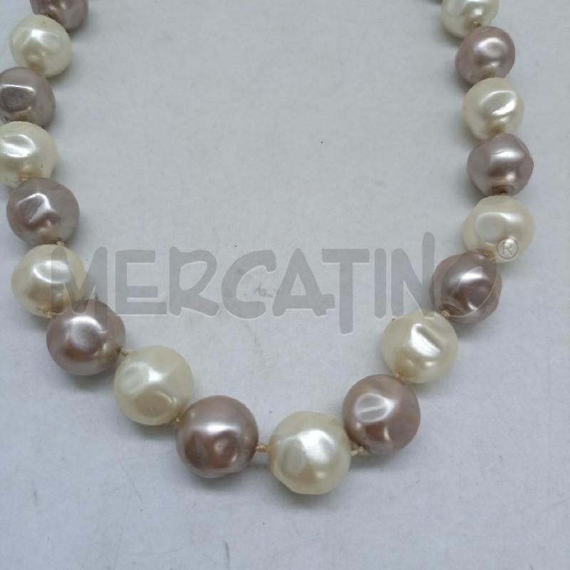 COLLANA GIROCOLLO PERLE DI FIUME BIANCO E ROSA  | Mercatino dell'Usato Lamezia terme 2