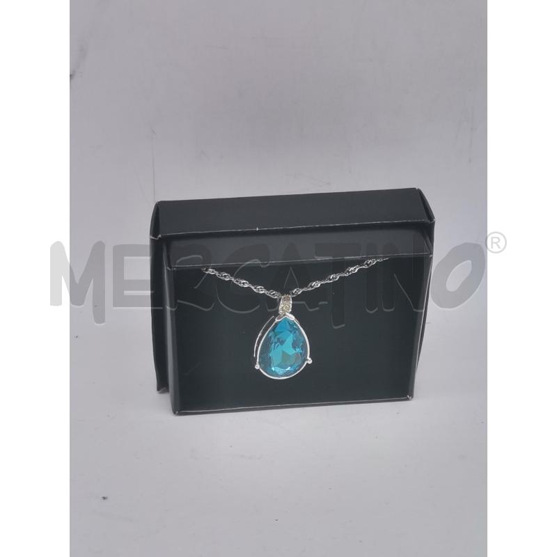 COLLANA GOCCIA BLU ACCIAIO  | Mercatino dell'Usato Lamezia terme 2