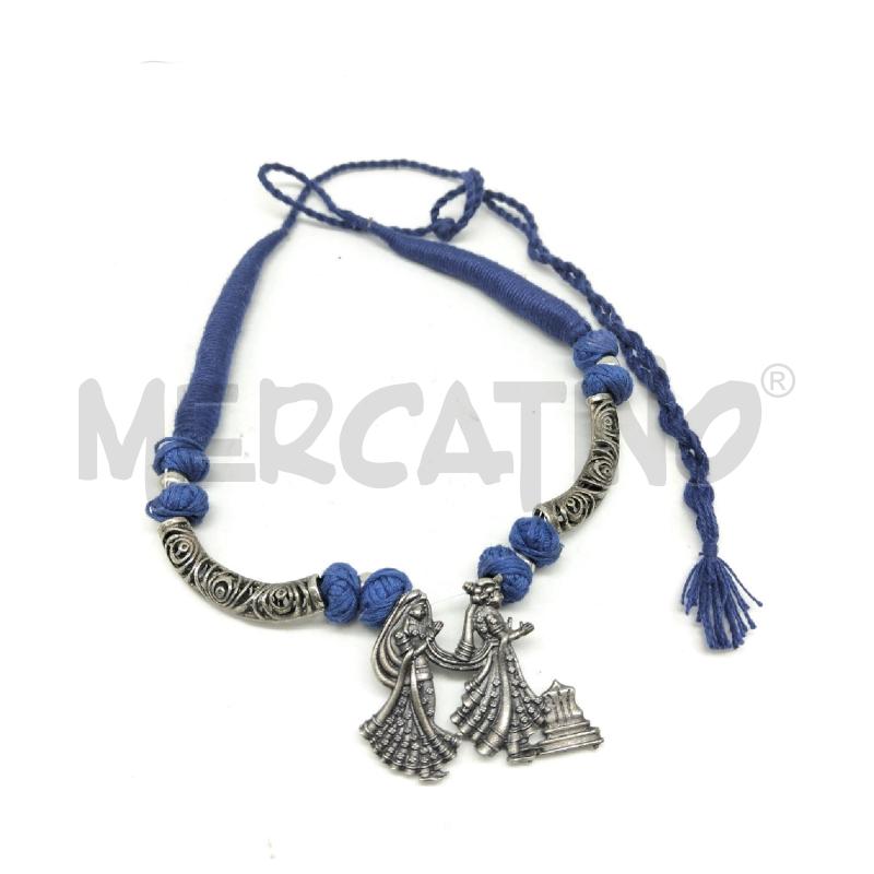COLLANA INDIA BLU  | Mercatino dell'Usato Lamezia terme 1