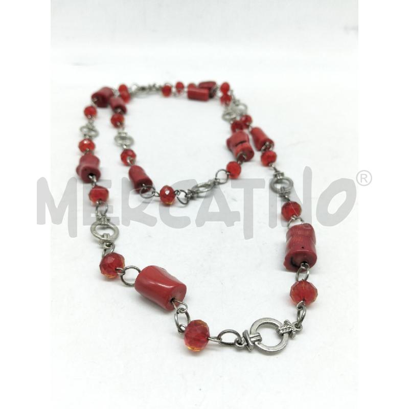COLLANA METALLO PREZIOSO CORALLO  | Mercatino dell'Usato Lamezia terme 2