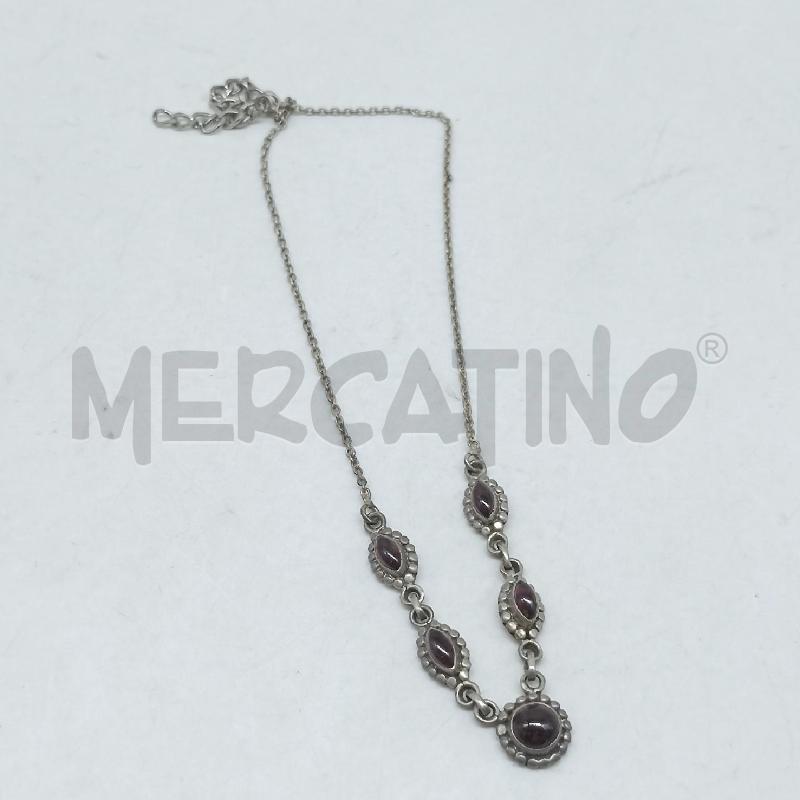 COLLANA METALLO PREZIOSO GRANATO | Mercatino dell'Usato Lamezia terme 1