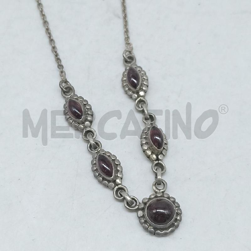 COLLANA METALLO PREZIOSO GRANATO | Mercatino dell'Usato Lamezia terme 2