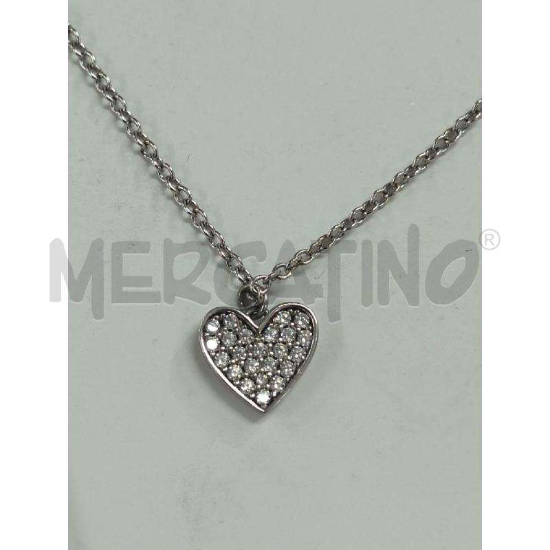 COLLANA METALLO PREZIOSO MABINA CUORE STRASS | Mercatino dell'Usato Lamezia terme 2