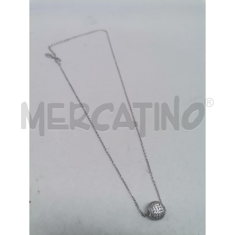 COLLANA METALLO PREZIOSO PALLA STRASS | Mercatino dell'Usato Lamezia terme 1