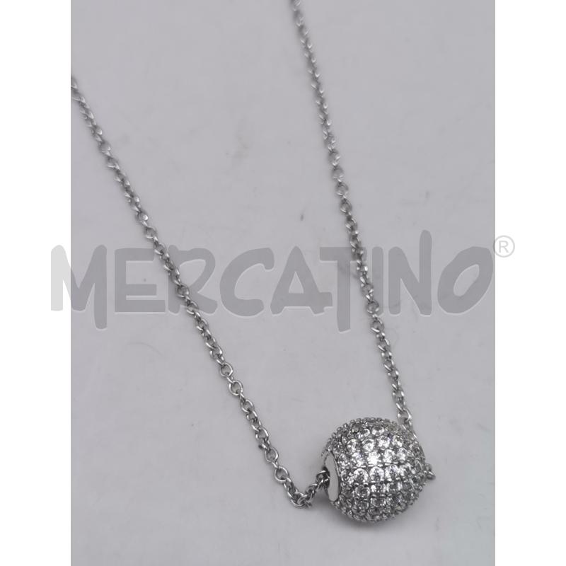 COLLANA METALLO PREZIOSO PALLA STRASS | Mercatino dell'Usato Lamezia terme 2