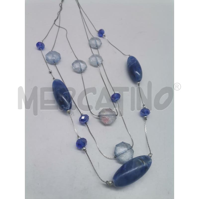COLLANA METALLO PREZIOSO PIETRA BLU  | Mercatino dell'Usato Lamezia terme 2