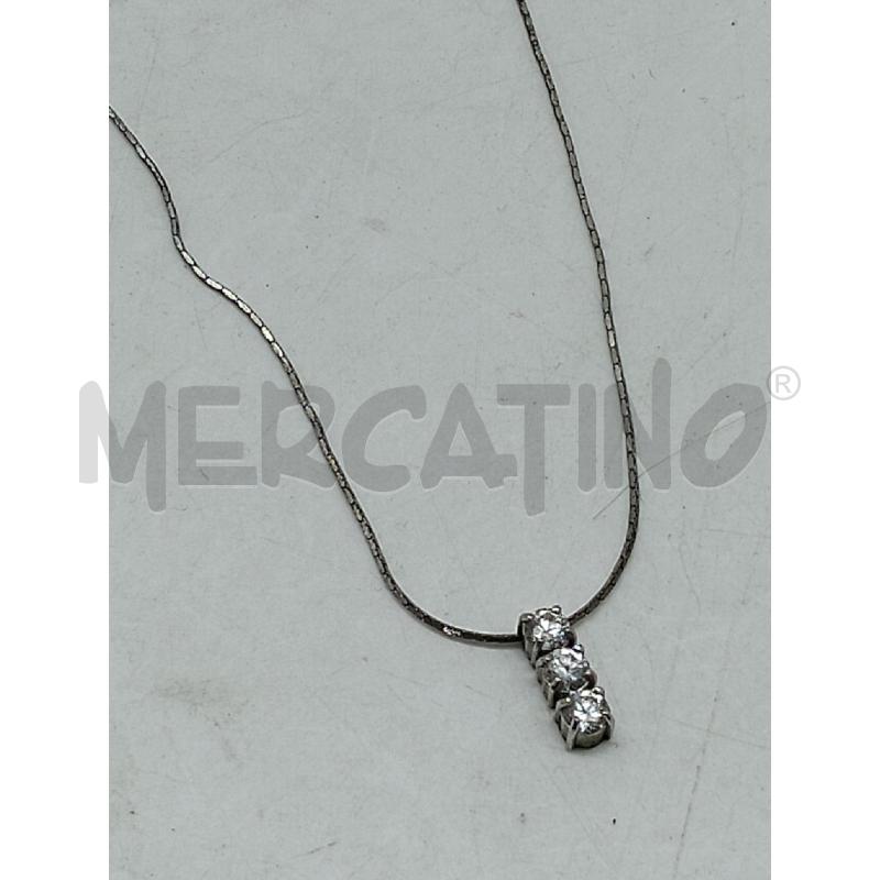 COLLANA METALLO PREZIOSO TRE PUNTI LUCI | Mercatino dell'Usato Lamezia terme 2