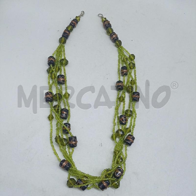 COLLANA PETRE NATURA LERVEN E GIALLO CRISTALLINI | Mercatino dell'Usato Lamezia terme 1
