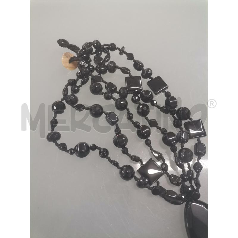 COLLANA PIETRA DURA NERO  | Mercatino dell'Usato Lamezia terme 3