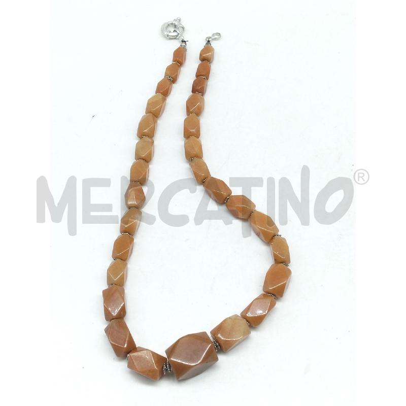COLLANA PIETRE NATURALI AMBRA IRREGOLARI | Mercatino dell'Usato Lamezia terme 1