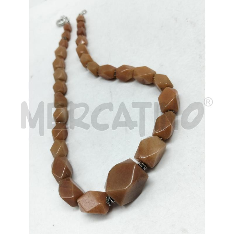 COLLANA PIETRE NATURALI AMBRA IRREGOLARI | Mercatino dell'Usato Lamezia terme 2