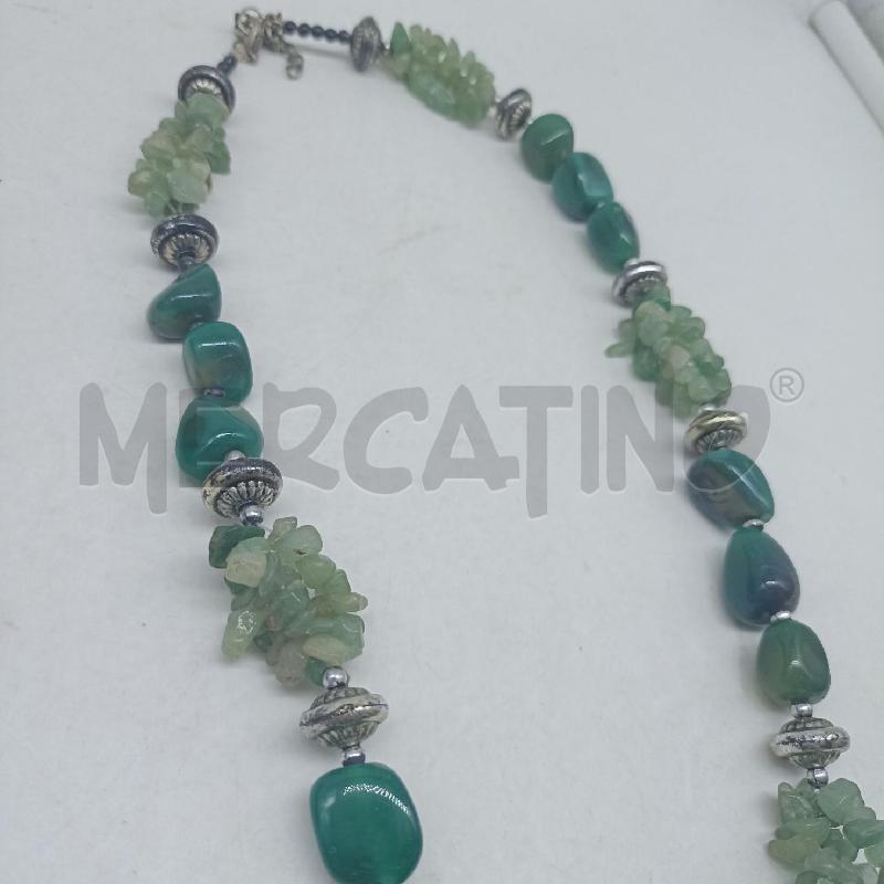 COLLANA PIETRE NATURALI GIADA E AGATA | Mercatino dell'Usato Lamezia terme 2