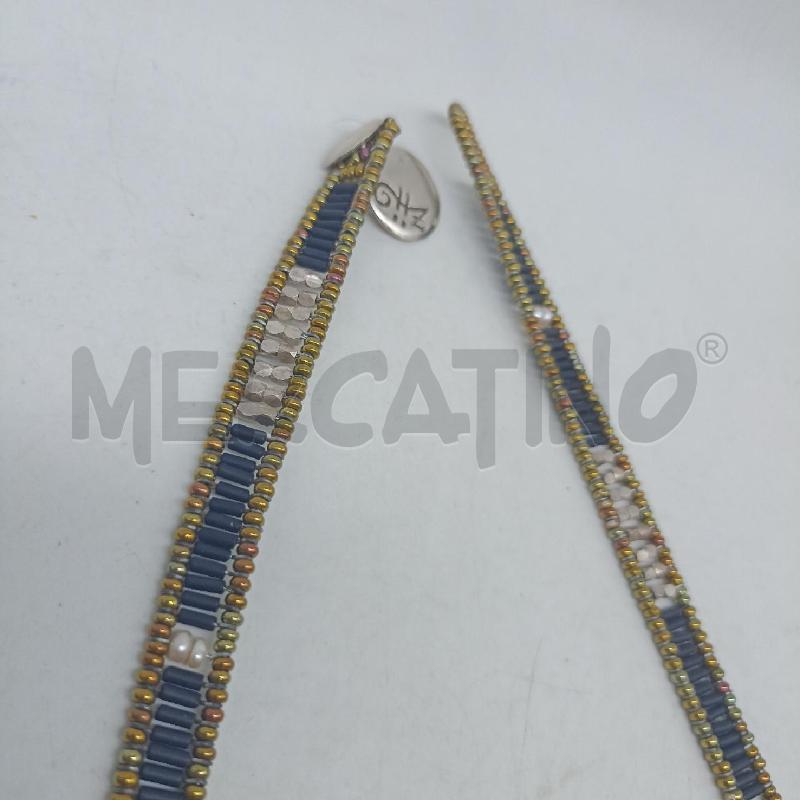 COLLANA ZIIO JEWELS METALLO PREZIOSO LAV A MANO VETRO MURANO CON PIETRE NATURALI | Mercatino dell'Usato Lamezia terme 2