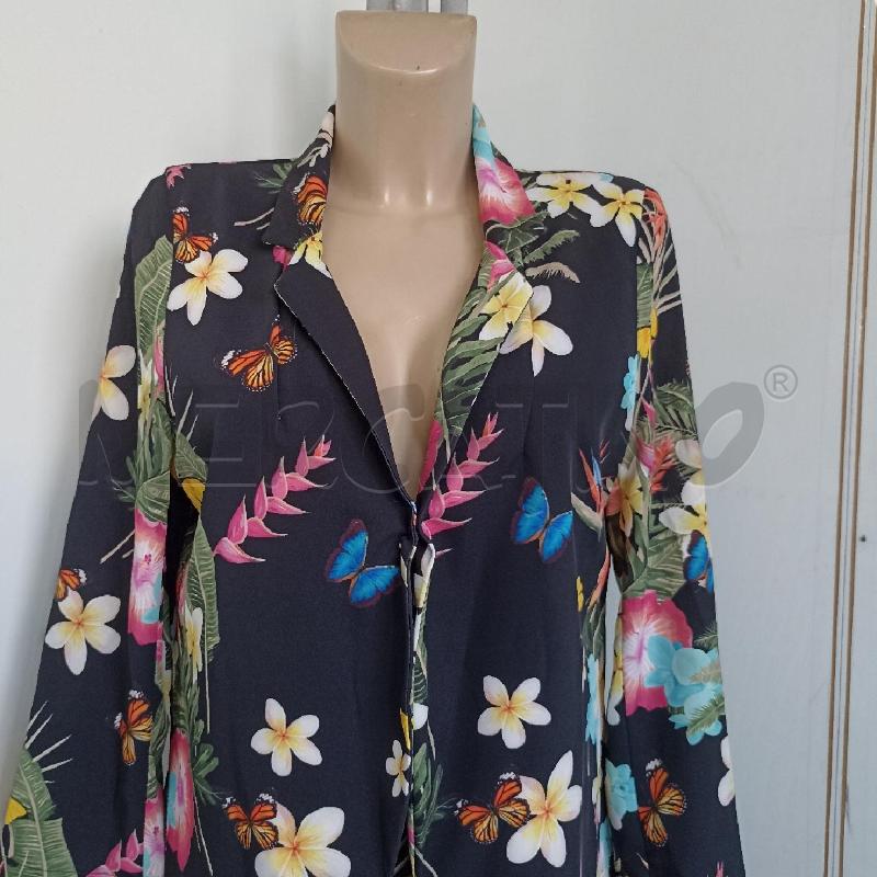 COMPLETO DONNA ARTIGLI NERO FLOREALE GIACCA PANTALONE | Mercatino dell'Usato Lamezia terme 2