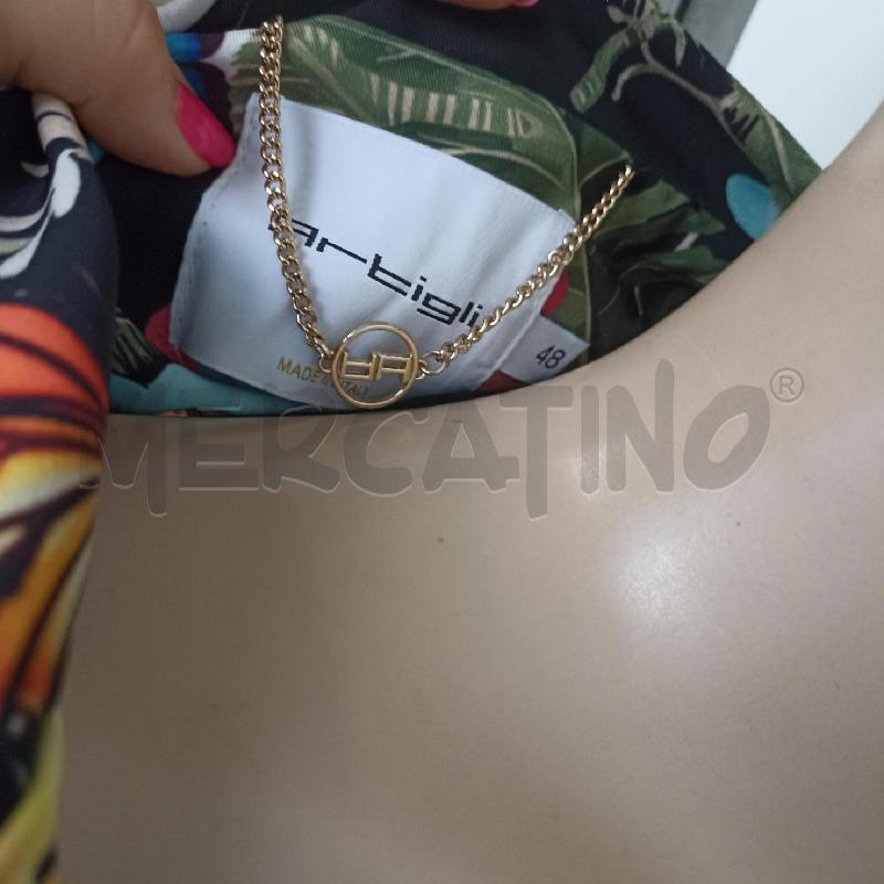 COMPLETO DONNA ARTIGLI NERO FLOREALE GIACCA PANTALONE | Mercatino dell'Usato Lamezia terme 5