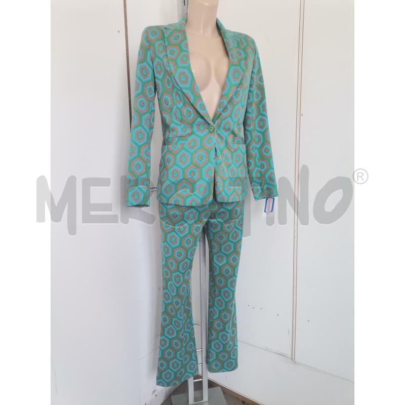 COMPLETO DONNA KING KONG VERDE AZZURRO MARRONE GLITTER | Mercatino dell'Usato Lamezia terme 1