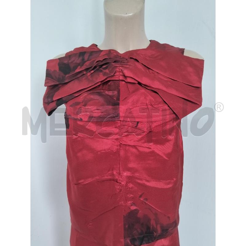 COMPLETO DONNA N 21 ROSSO EFFETTO LUCIDO TOP E GONNA | Mercatino dell'Usato Lamezia terme 2