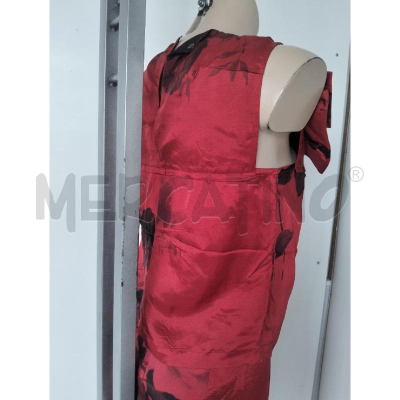 COMPLETO DONNA N 21 ROSSO EFFETTO LUCIDO TOP E GONNA | Mercatino dell'Usato Lamezia terme 4