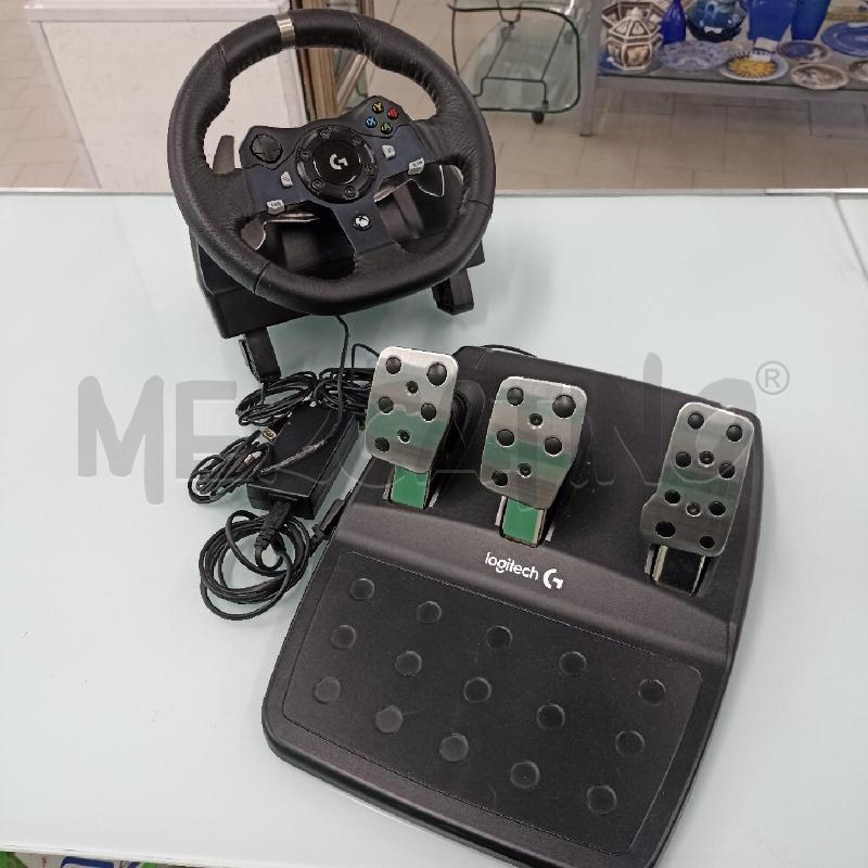 CONTROLLER LOGITECH G920 CONTROLLER VOLANTE + PEDALI - NERO | Mercatino dell'Usato Lamezia terme 1