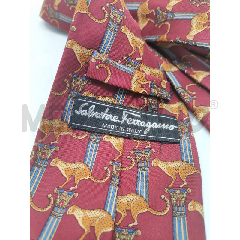 CRAVATTA FERRAGAMO TIGRE 100SETA | Mercatino dell'Usato Lamezia terme 2