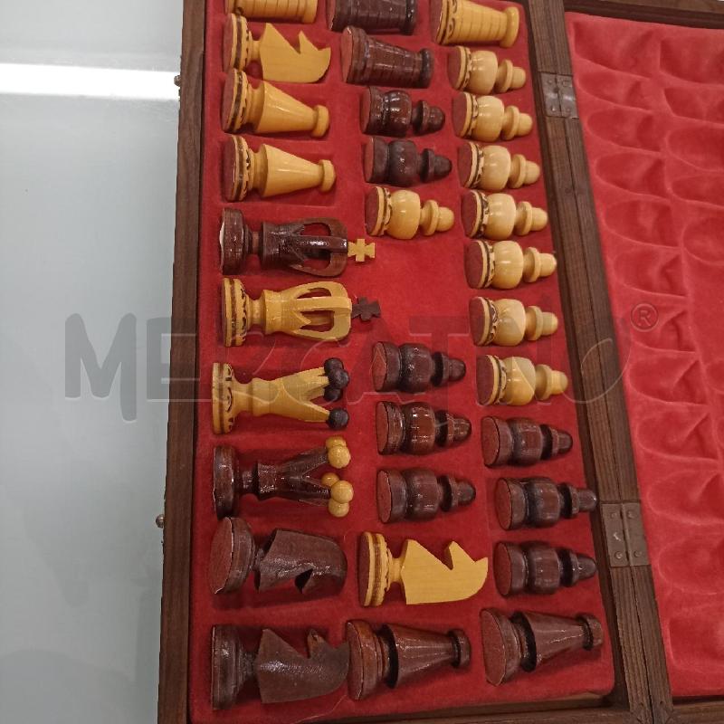 DAMA IN LEGNO COMPLETA ARTIGIANALE | Mercatino dell'Usato Lamezia terme 4