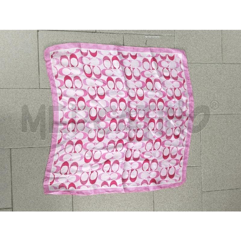 FOULARD COACH ROSA FUXIA 100 SETA | Mercatino dell'Usato Lamezia terme 1