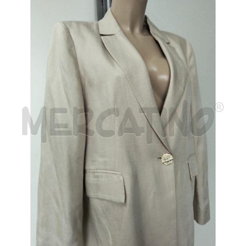 GIACCA DONNA DIANA GALLESI BEIGE 100 LINO | Mercatino dell'Usato Lamezia terme 2