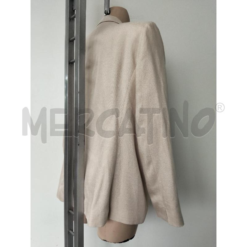 GIACCA DONNA DIANA GALLESI BEIGE 100 LINO | Mercatino dell'Usato Lamezia terme 3
