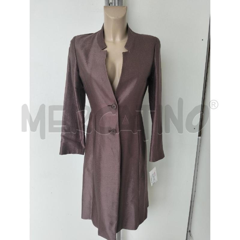 GIACCA DONNA ETRO MILANO MARRONE LUCIDO MISTO LINO INTERNO SETA | Mercatino dell'Usato Lamezia terme 1