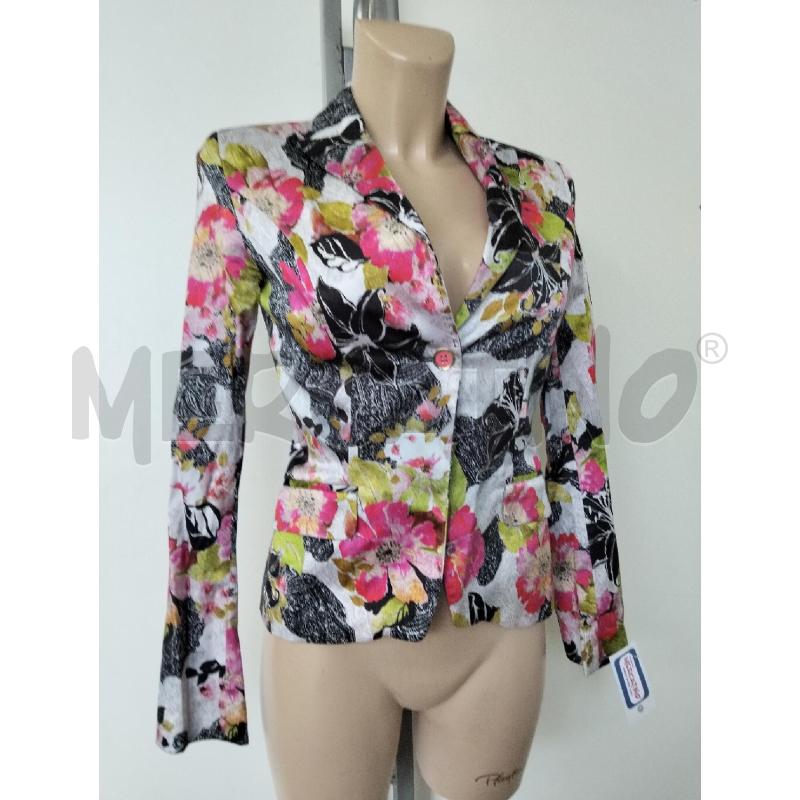 GIACCA DONNA GUESS ROSA FIORI BIANCO | Mercatino dell'Usato Lamezia terme 1