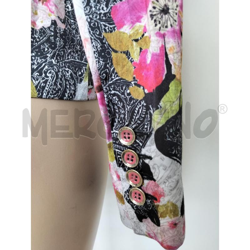 GIACCA DONNA GUESS ROSA FIORI BIANCO | Mercatino dell'Usato Lamezia terme 4