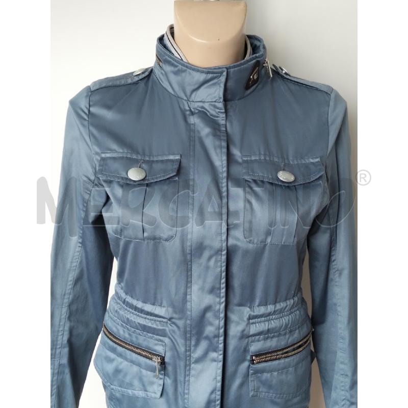GIACCA DONNA HIGAN AZZURRO EFFETTO LUCIDO SLIM | Mercatino dell'Usato Lamezia terme 2