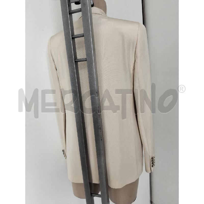 GIACCA DONNA INTREND BEIGE 100% SETA BOTTONI PLATINO | Mercatino dell'Usato Lamezia terme 3