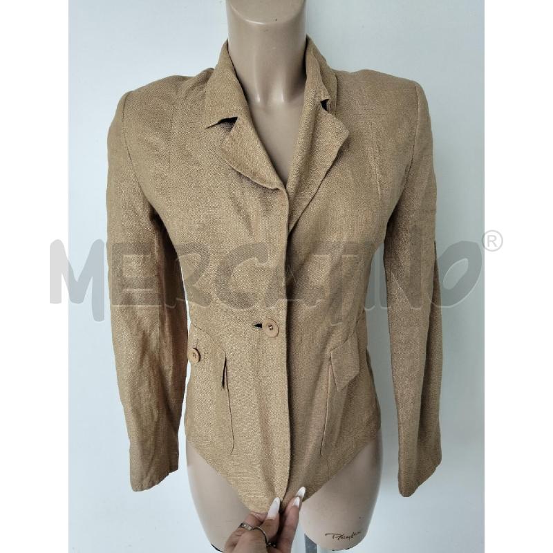 GIACCA DONNA MAX MARA 100% LINO BEIGE | Mercatino dell'Usato Lamezia terme 1