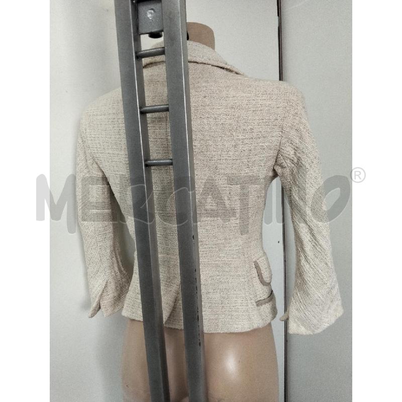GIACCA DONNA MA&CO BEIGE EFFETO PAGLIA | Mercatino dell'Usato Lamezia terme 3