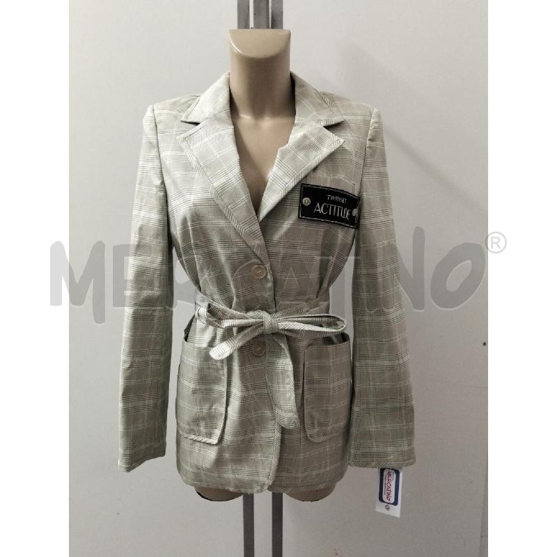 GIACCA DONNA TWINSET BEIGE RIGATO  | Mercatino dell'Usato Lamezia terme 1